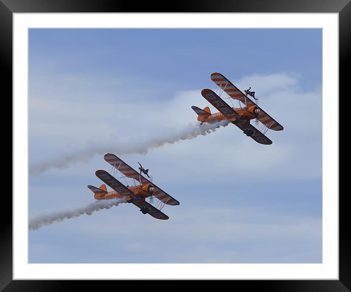 Breitling Wingwalkers Framed Mounted Print by Northeast Images
