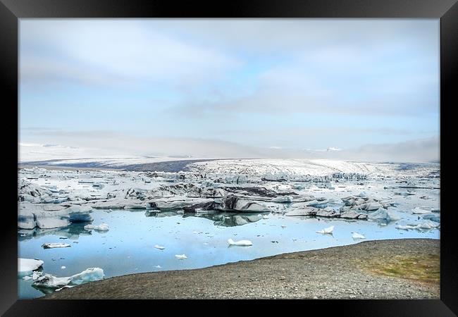 Jokulsaarlon Framed Print by World Images