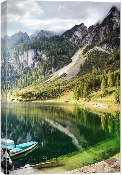 Gosausee Lake Canvas Print by World Images