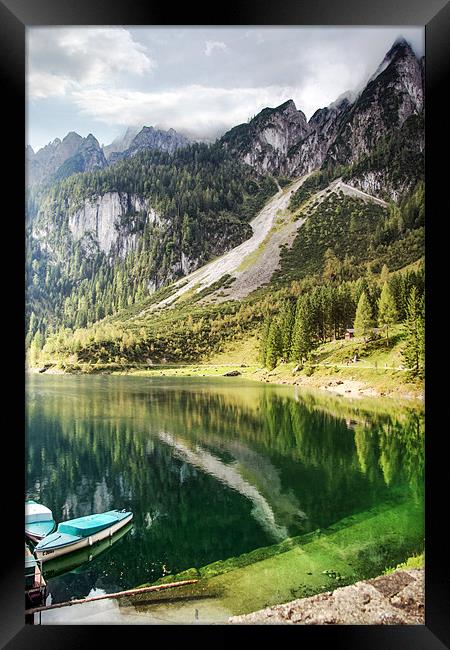 Gosausee Lake Framed Print by World Images