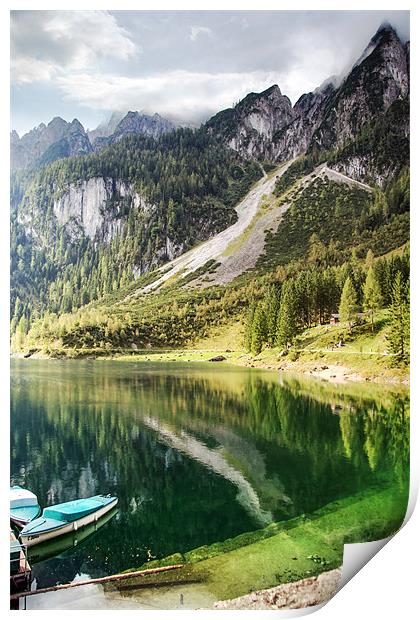 Gosausee Lake Print by World Images