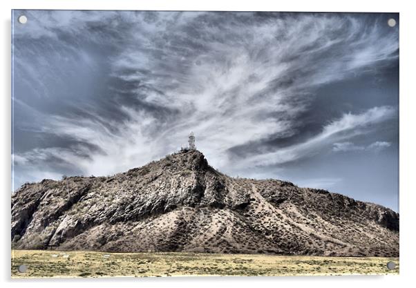 Desert Mountain Sky Acrylic by Isabel Antonelli