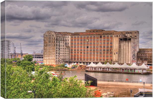 Millennium Mills Spillers Canvas Print by David French