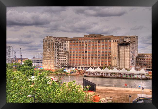 Millennium Mills Spillers Framed Print by David French
