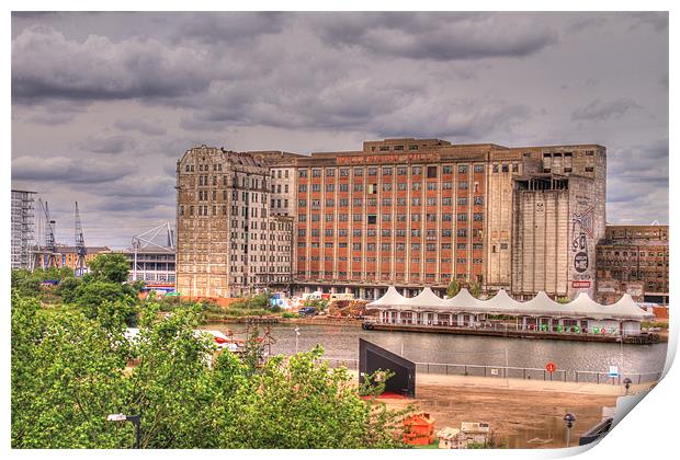Millennium Mills Spillers Print by David French
