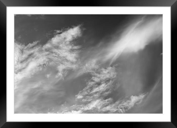 Cloud Imagery Framed Mounted Print by David Pyatt
