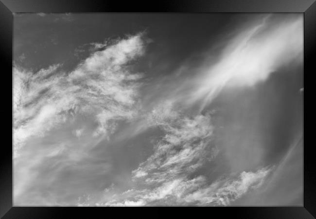 Cloud Imagery Framed Print by David Pyatt