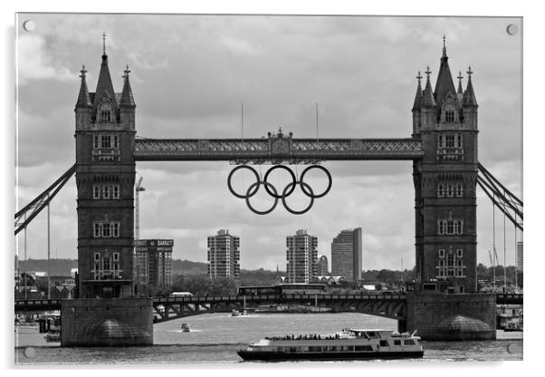 Tower Bridge Acrylic by David Pyatt