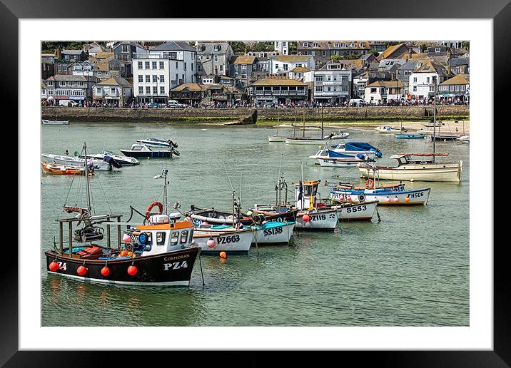 St Ives Framed Mounted Print by Sam Smith