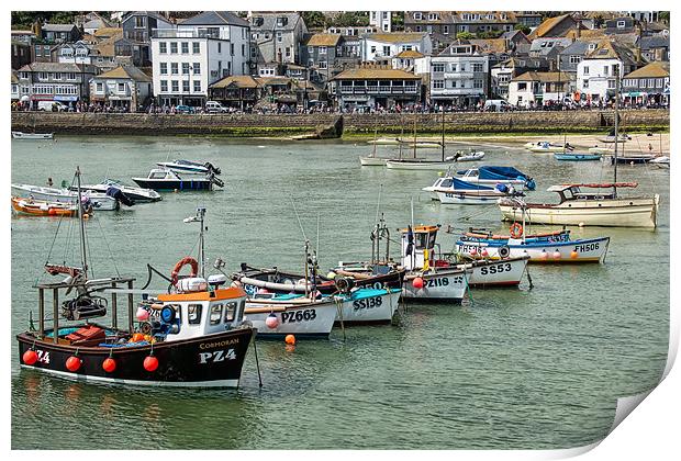 St Ives Print by Sam Smith
