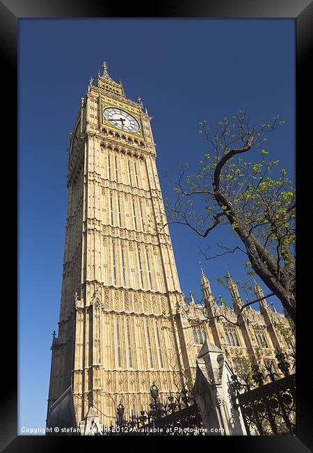 Big Ben, London, England Framed Print by stefano baldini