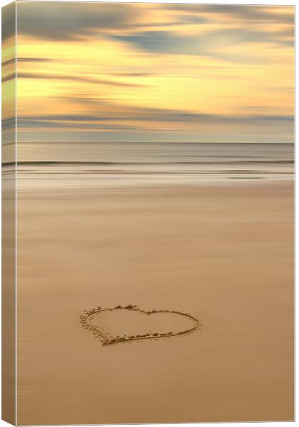 start the day with love Canvas Print by Northeast Images