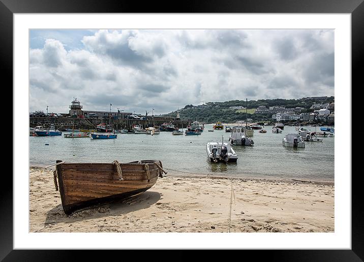 Beached Framed Mounted Print by Sam Smith