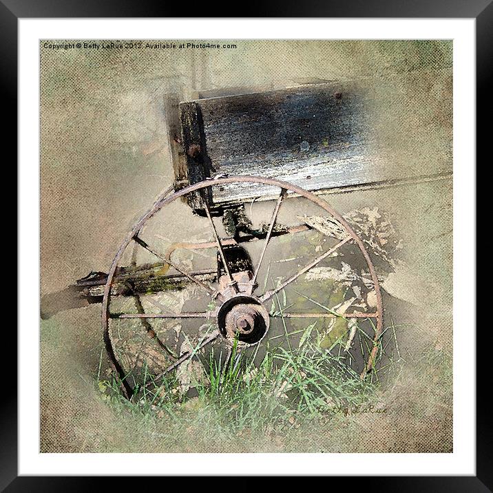 Wagon West Framed Mounted Print by Betty LaRue