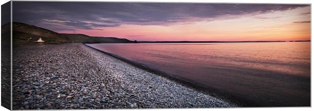 NEWGALE SUNSET#2 Canvas Print by Anthony R Dudley (LRPS)