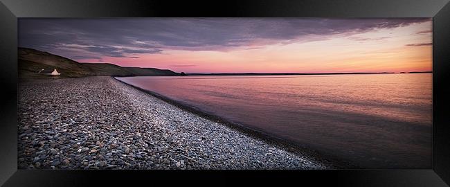 NEWGALE SUNSET#2 Framed Print by Anthony R Dudley (LRPS)