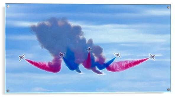 red arrows Acrylic by Northeast Images