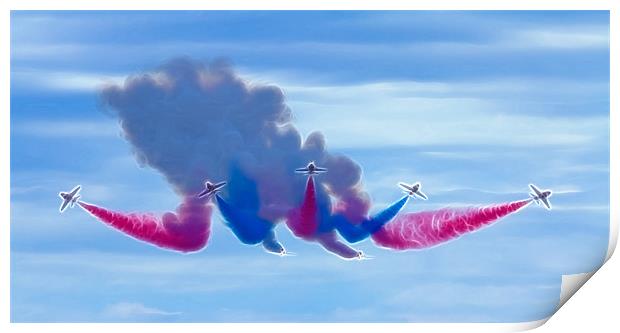 red arrows Print by Northeast Images