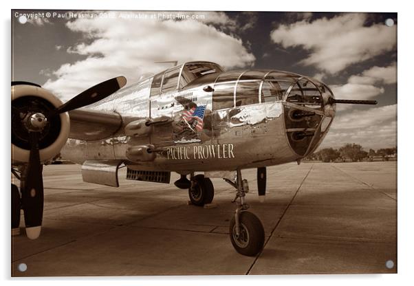 B25 Pacific Prowler Acrylic by P H