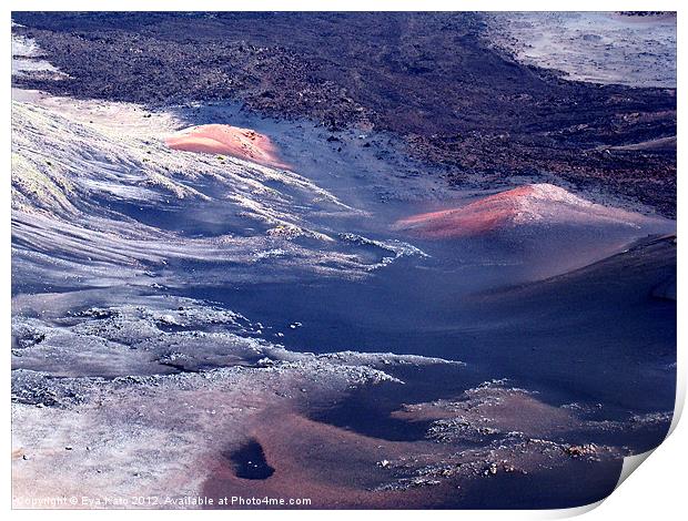 Volcanic Abstract 2 Print by Eva Kato