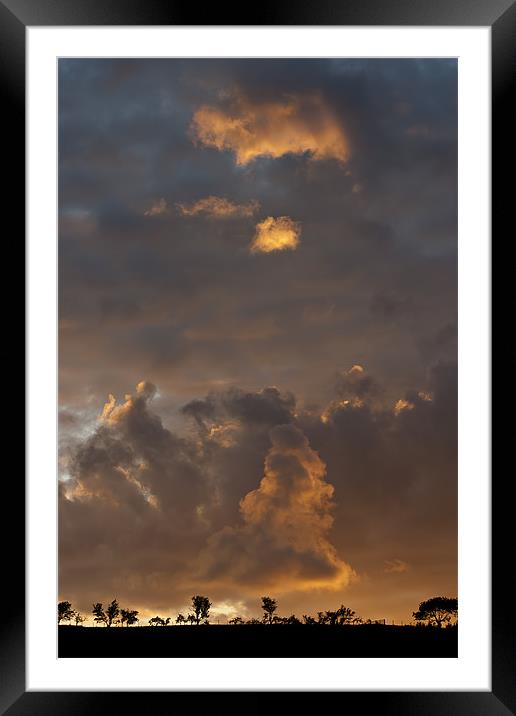Sunset over Croeslyn Framed Mounted Print by Craig Mansell