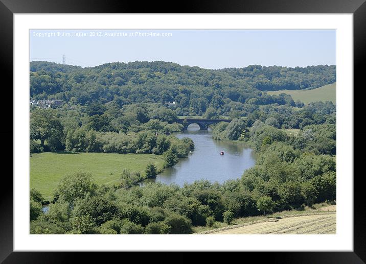 Chiltern Hills Meets the Thames Framed Mounted Print by Jim Hellier