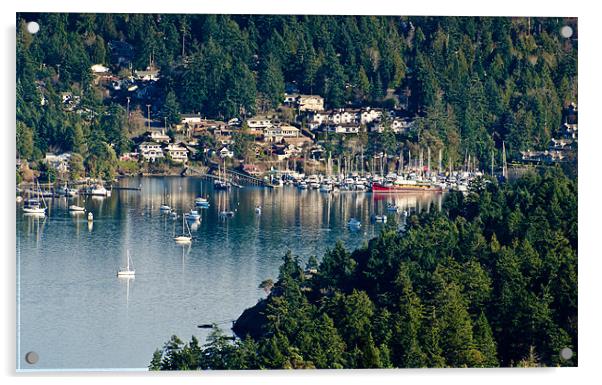 BRENTWOOD BAY vancouver island BC canada Acrylic by Andy Smy