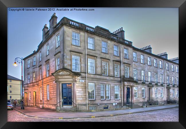 Carlton Place Framed Print by Valerie Paterson