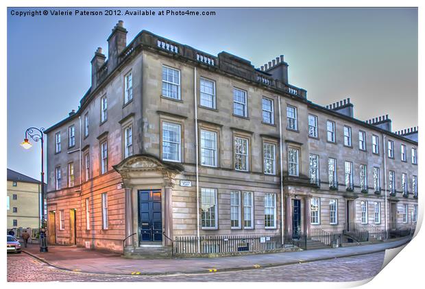 Carlton Place Print by Valerie Paterson
