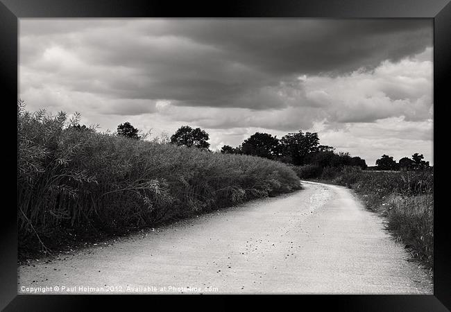 Stormy Road Framed Print by Paul Holman Photography