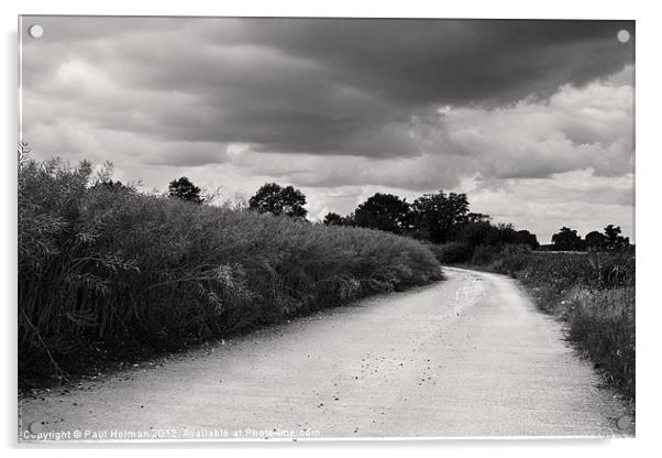 Stormy Road Acrylic by Paul Holman Photography