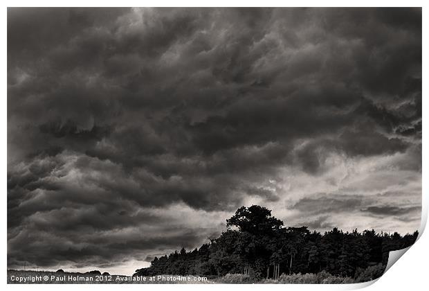 Storm Warning Print by Paul Holman Photography