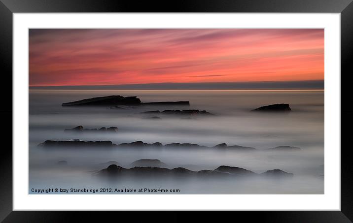 Abstract long exposure Framed Mounted Print by Izzy Standbridge