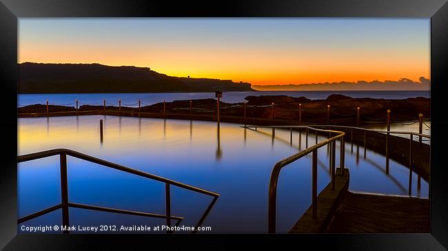 Steps to Colour Framed Print by Mark Lucey