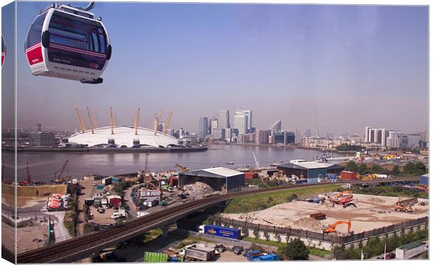 Emirates Cable Car Skyline Canvas Print by David French