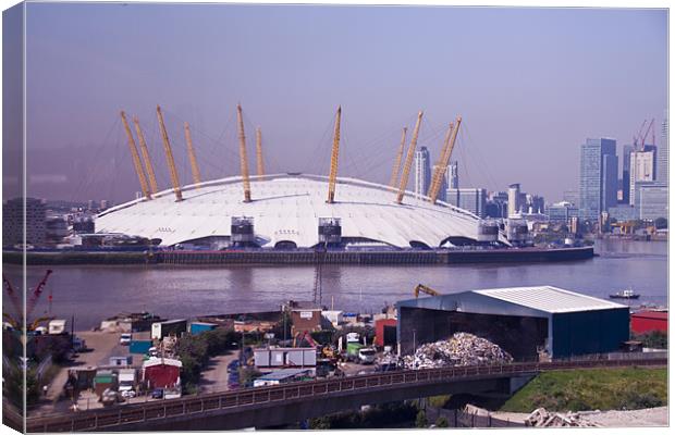 Emirates Cable Car Skyline Canvas Print by David French