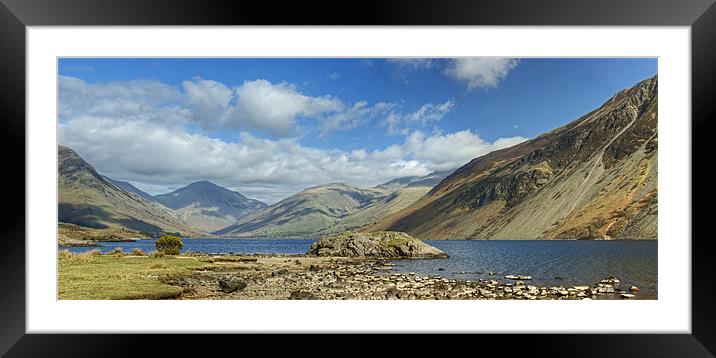 Wastwater Panorama Framed Mounted Print by Jamie Green