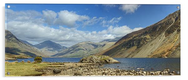 Wastwater Panorama Acrylic by Jamie Green