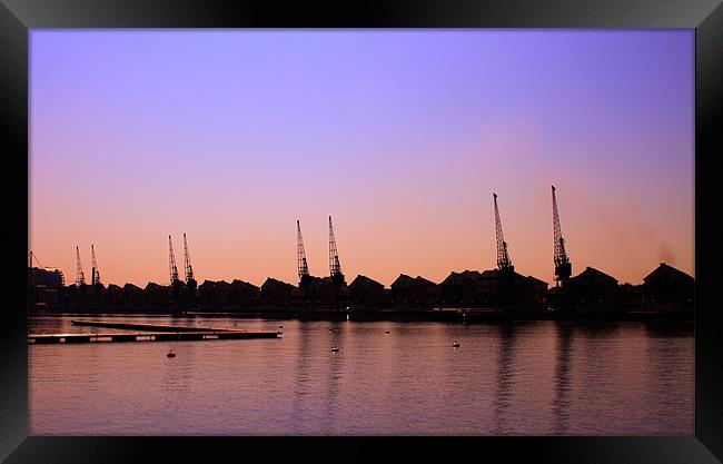 Emirates Cable Car Skyline Framed Print by David French