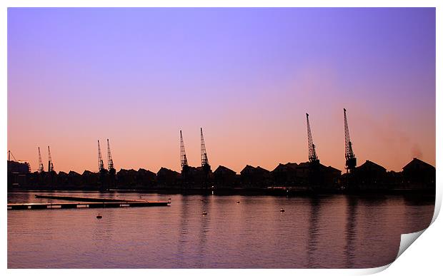 Emirates Cable Car Skyline Print by David French