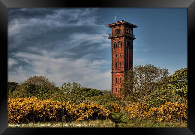 Cleadon Water Tower Framed Print by Ray Pritchard