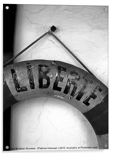Liberte Lock Acrylic by Urban Shooters PistolasUrbanas!