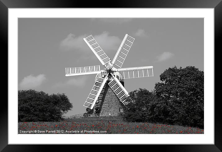 Windmill Hill - Heage near Belper Derbyshire Framed Mounted Print by Daves Photography