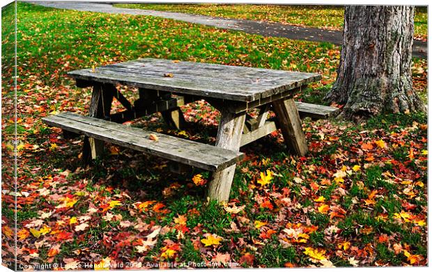 No Picnic Canvas Print by Louise Heusinkveld