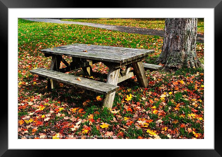 No Picnic Framed Mounted Print by Louise Heusinkveld