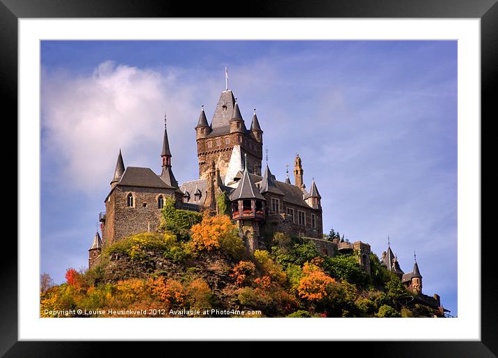 Reichsburg Castle, Germany Framed Mounted Print by Louise Heusinkveld