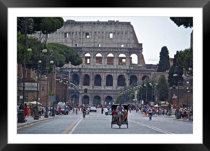 the colleseum Framed Mounted Print by Angelito Magahum