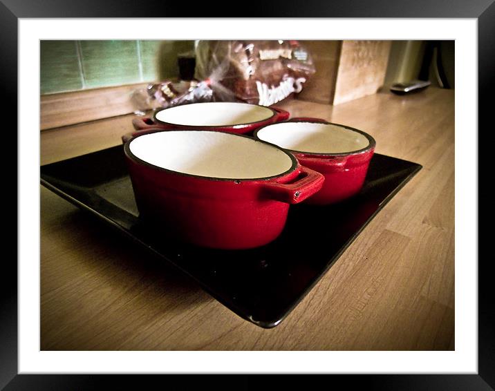 Pots in the Kitchen Framed Mounted Print by Alan Todd