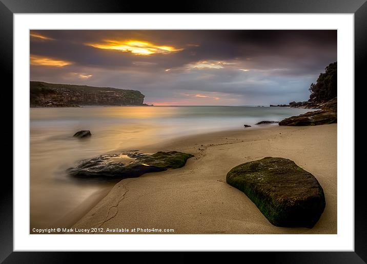 Watamolla Dreamtime Framed Mounted Print by Mark Lucey