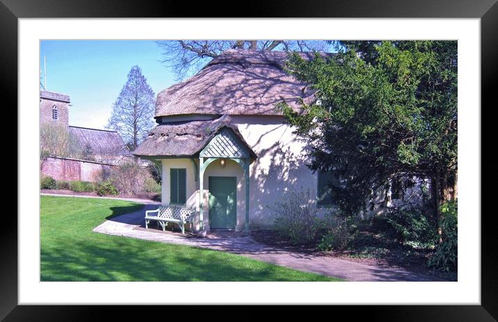 Little Thatched Dairy. Framed Mounted Print by Heather Goodwin